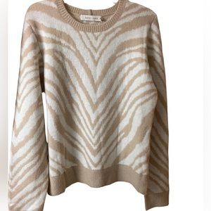 Bishop + Young Animal Print Sweater Size Extra Large NWT